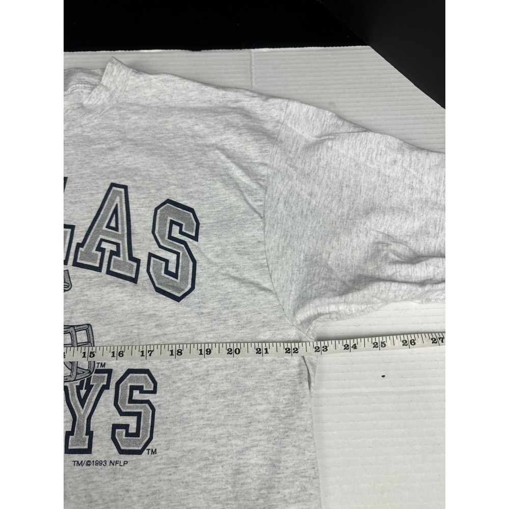VTG‎ 1993 Logo 7 Dallas Cowboys T-Shirt Sz XL Gray - Picture 7 of 7